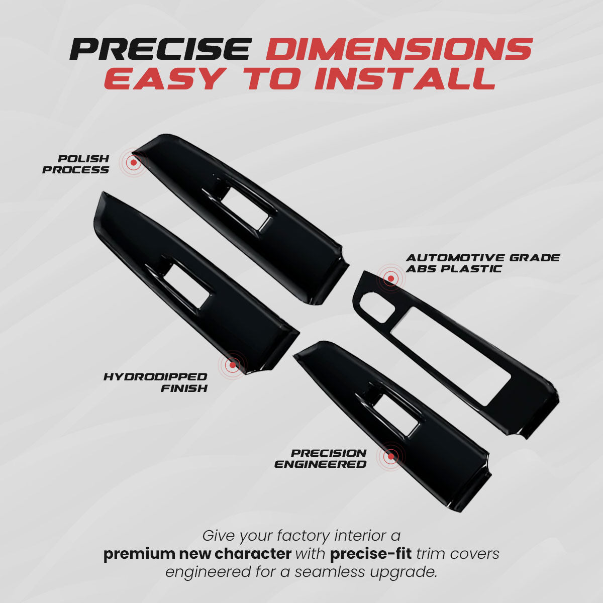Hyryder Interior Trim Kit | Piano Black