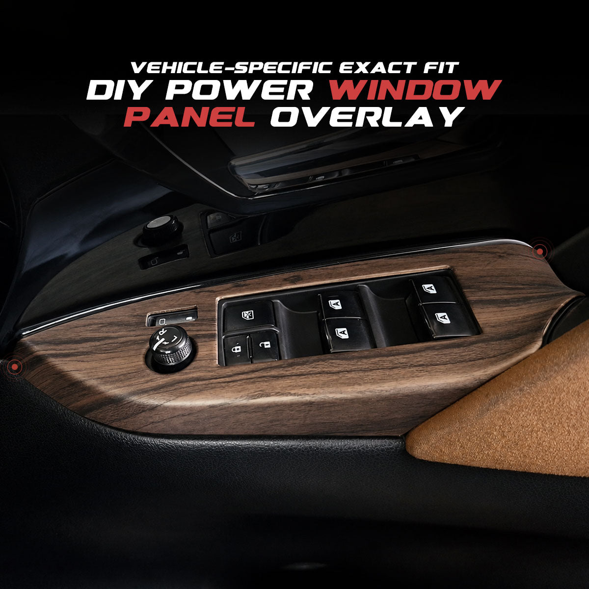 Hycross Interior Trim Kit | Black Wood
