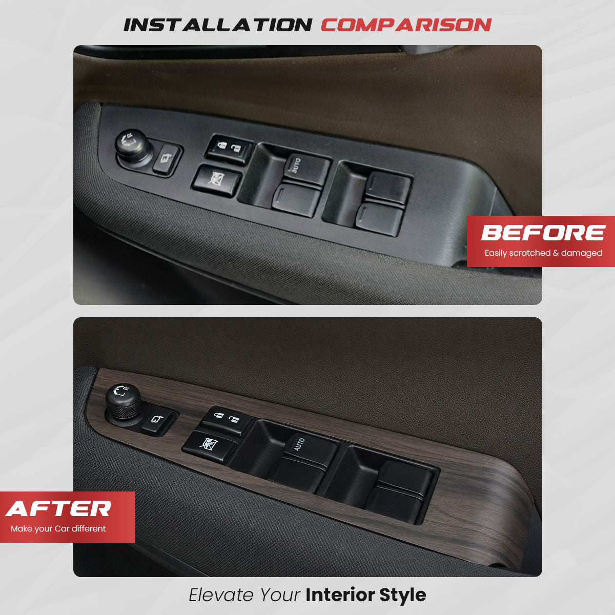 Hyryder Interior Trim Kit | Black Wood