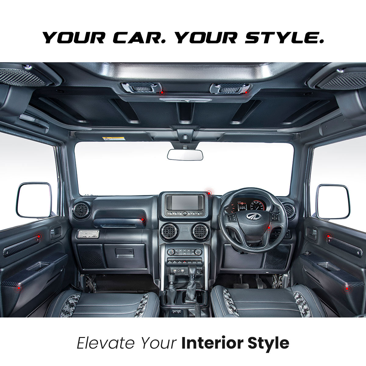 Thar Interior Trim Kit | Carbon Gloss