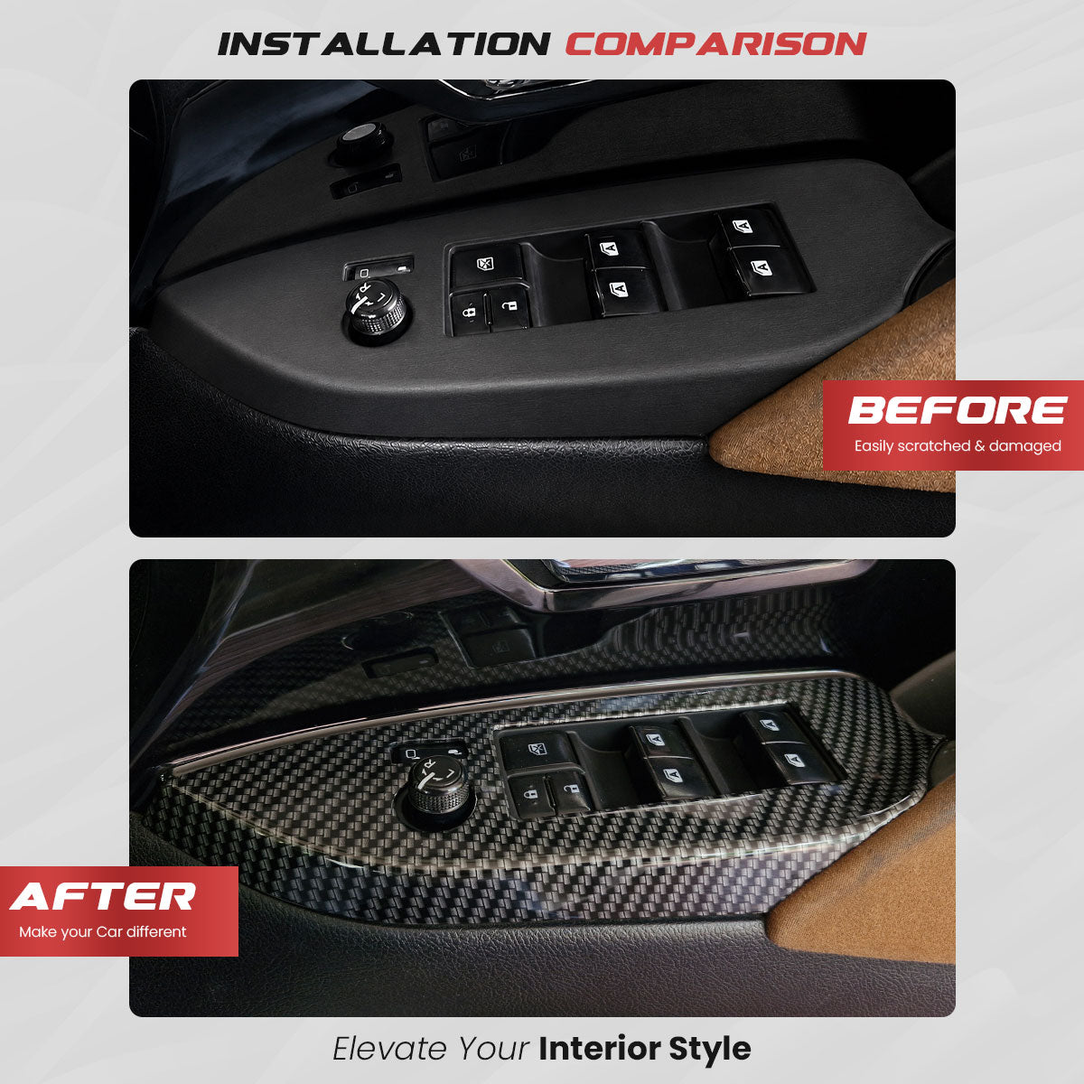 Crysta Interior Trim Kit | Carbon Gloss