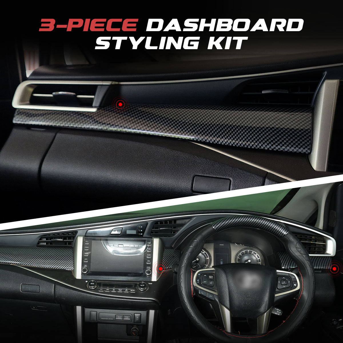 Crysta Interior Trim Kit | Carbon Gloss