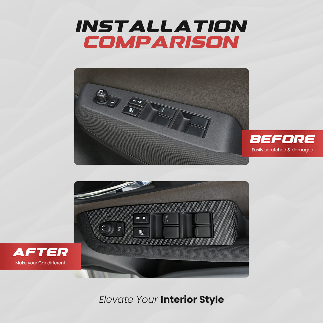 Toyota Hyryder Interior Trim Kit | Carbon Matt