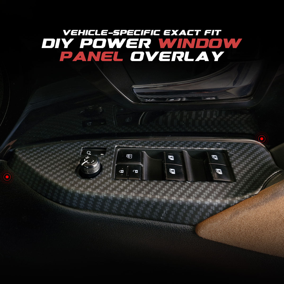 Crysta Interior Trim Kit | Carbon Matt