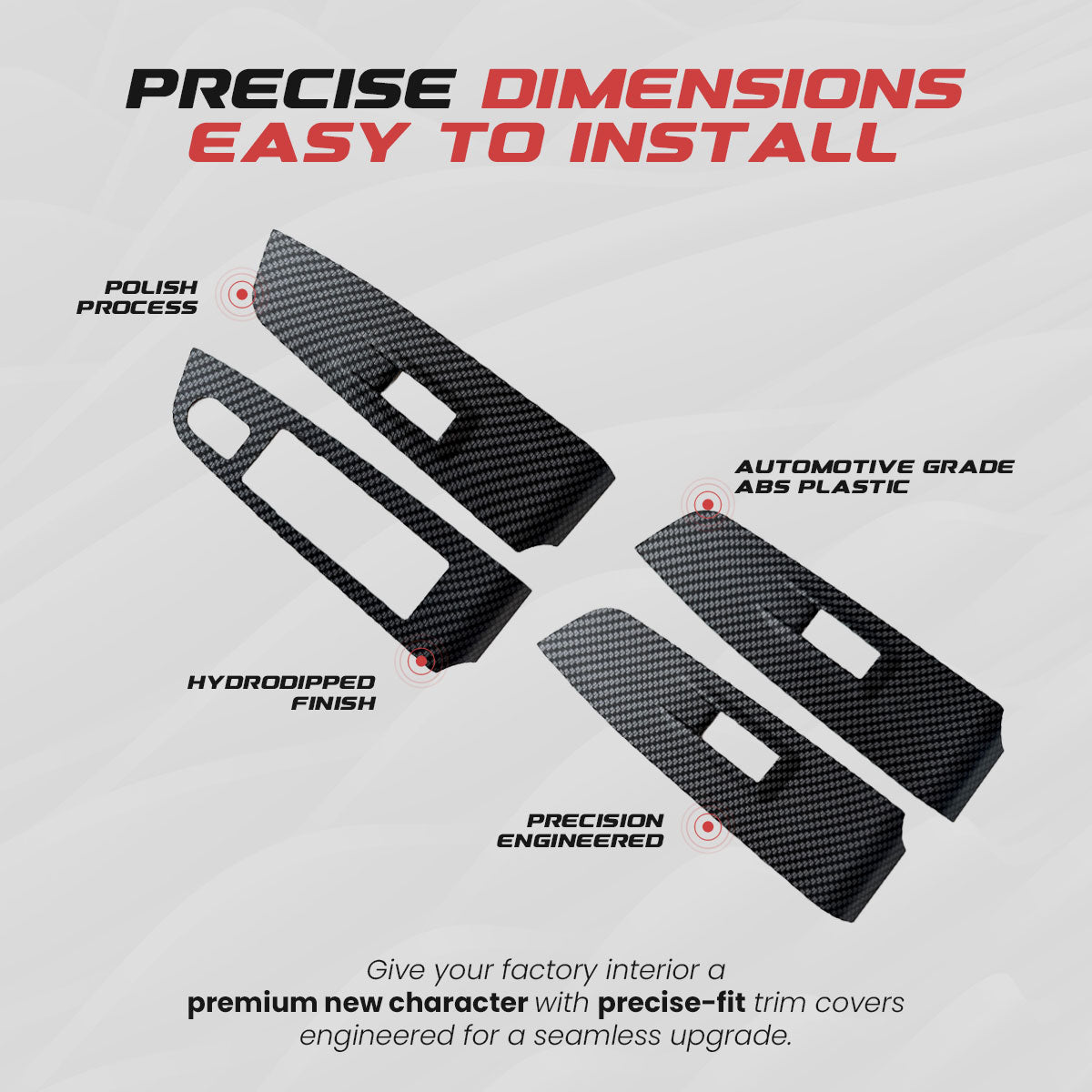 Grand Vitara Interior Trim Kit | Carbon Matt
