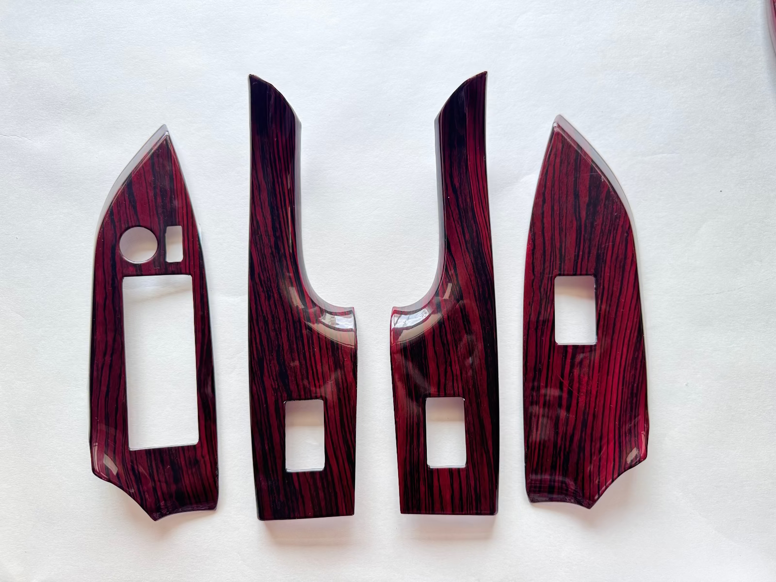 Crysta Interior Trim Kit | Red Wood Lining Glossy