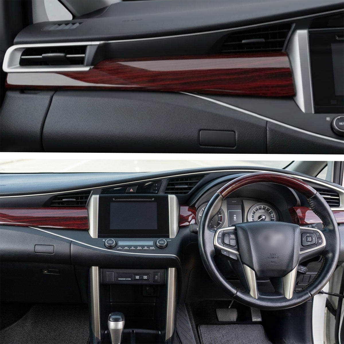 Crysta Interior Trim Kit | Red Wood Lining Glossy