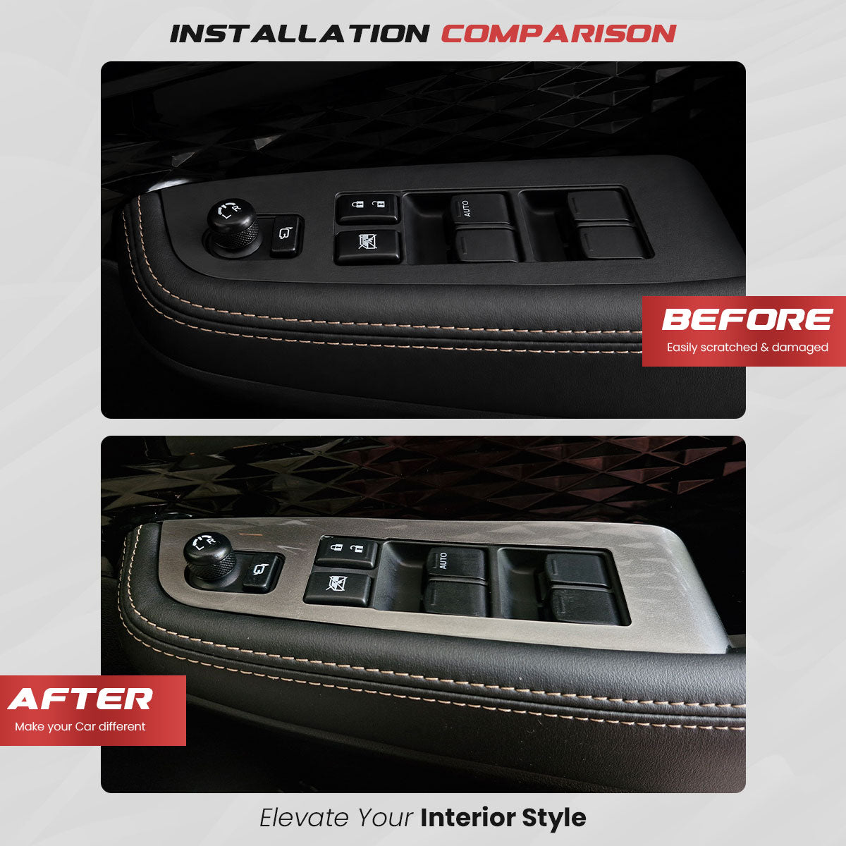 Victoris Interior Trim Kit | Metalic Silver Grey
