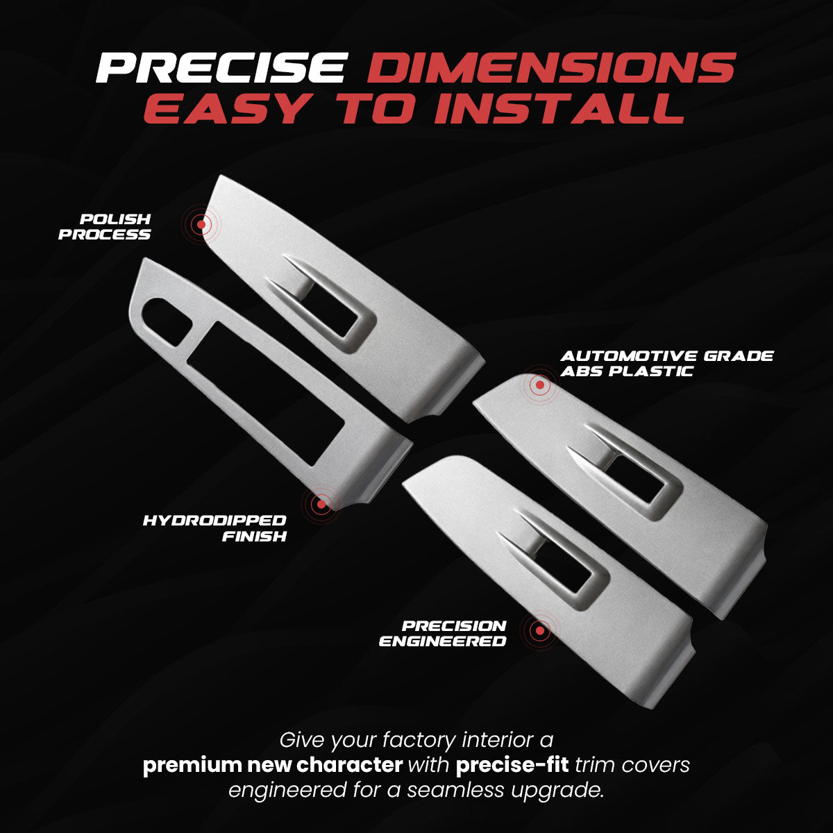 Victoris Interior Trim Kit | Metalic Silver Grey
