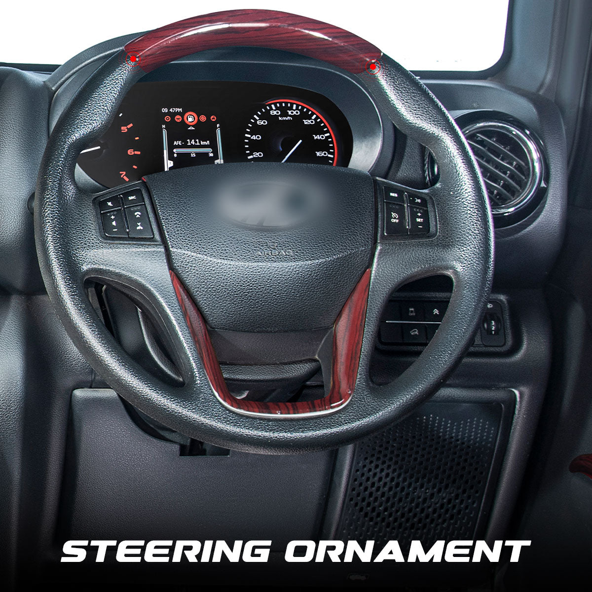 Thar Interior Trim Kit | Wood Lining Red Gloss
