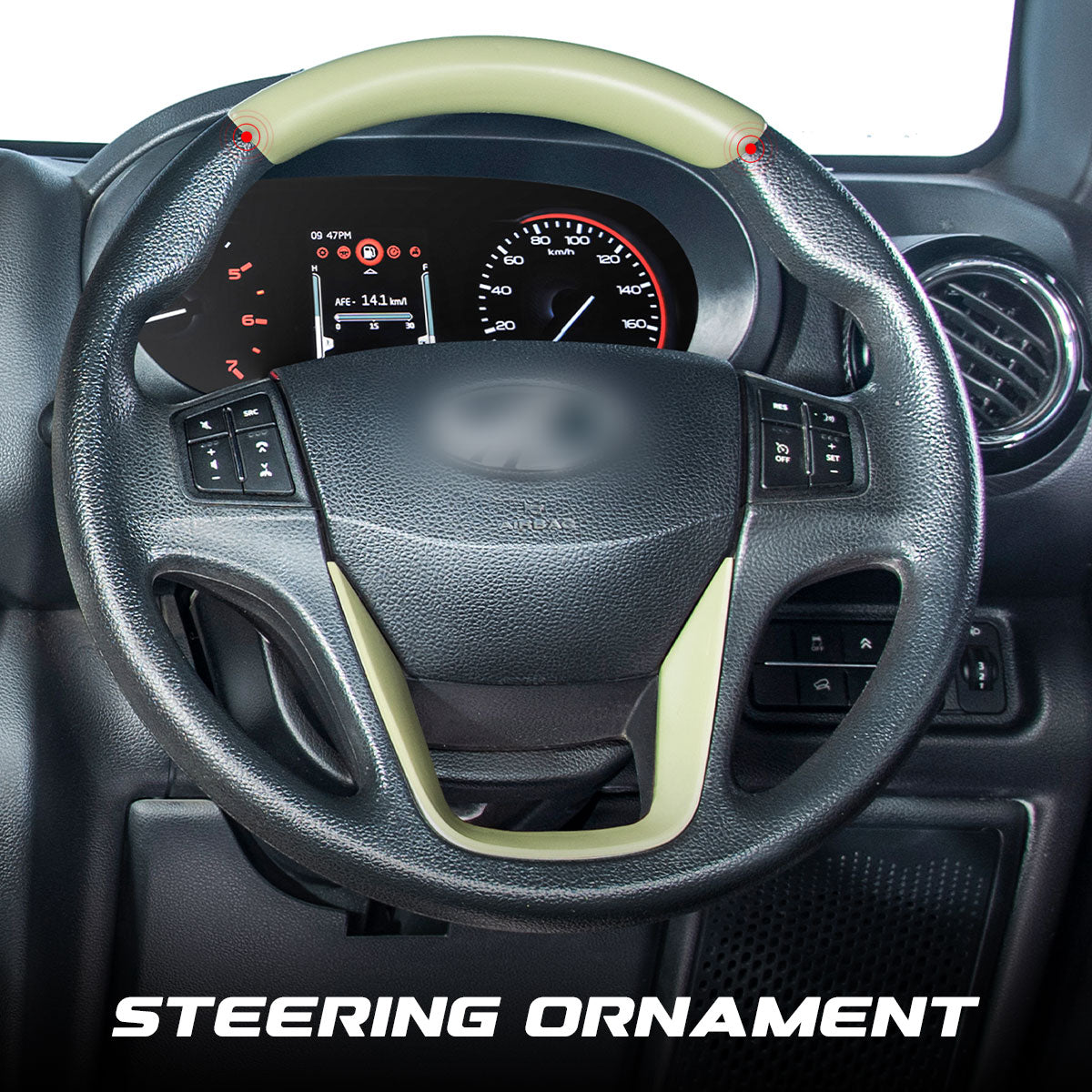 Thar Interior Trim Kit | Olive Green – 6 Sets
