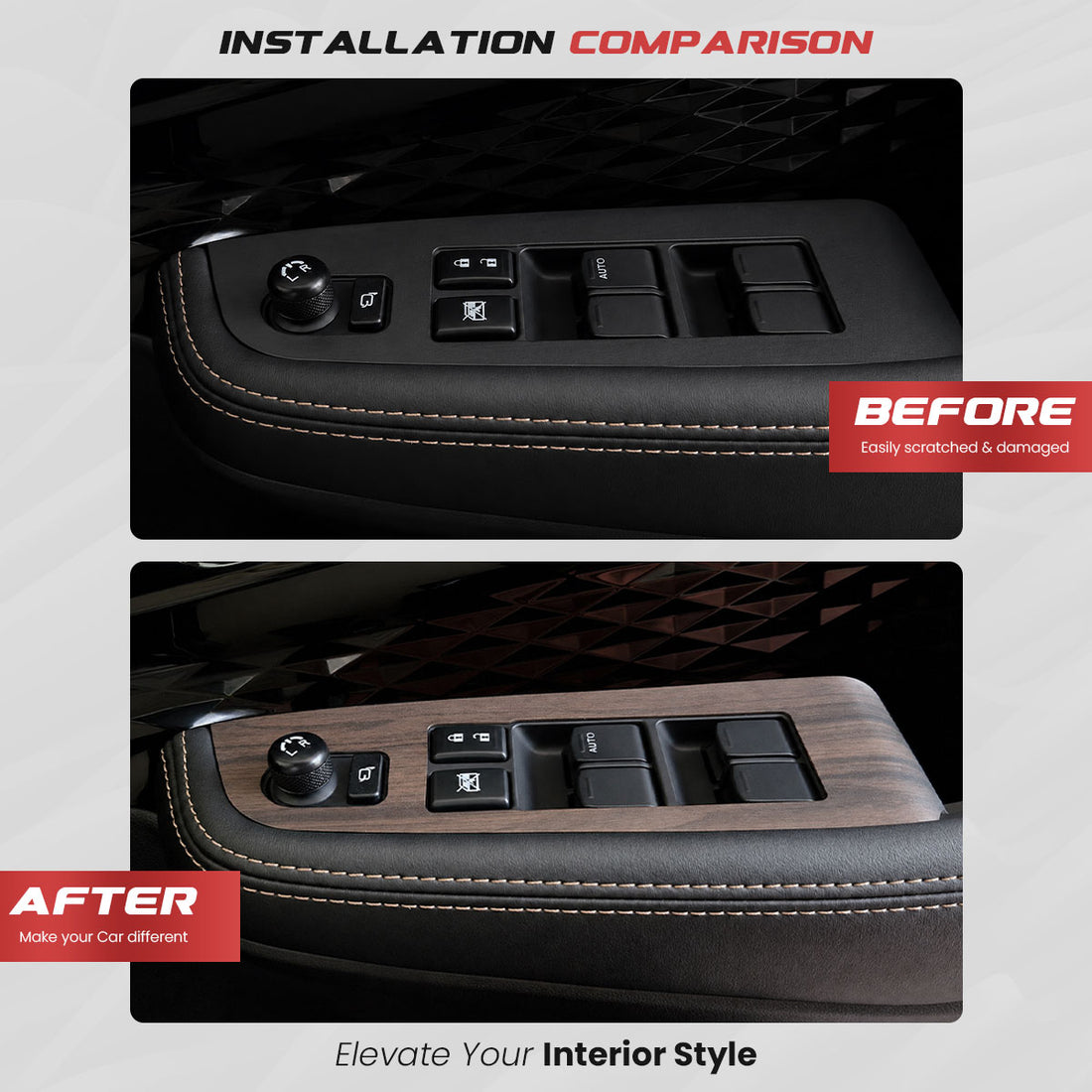 Victoris Interior Trim Kit | Black Wood