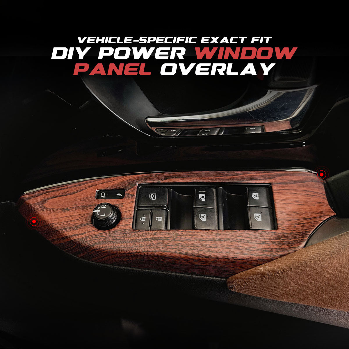 Crysta Interior Trim Kit | Walnut Matt