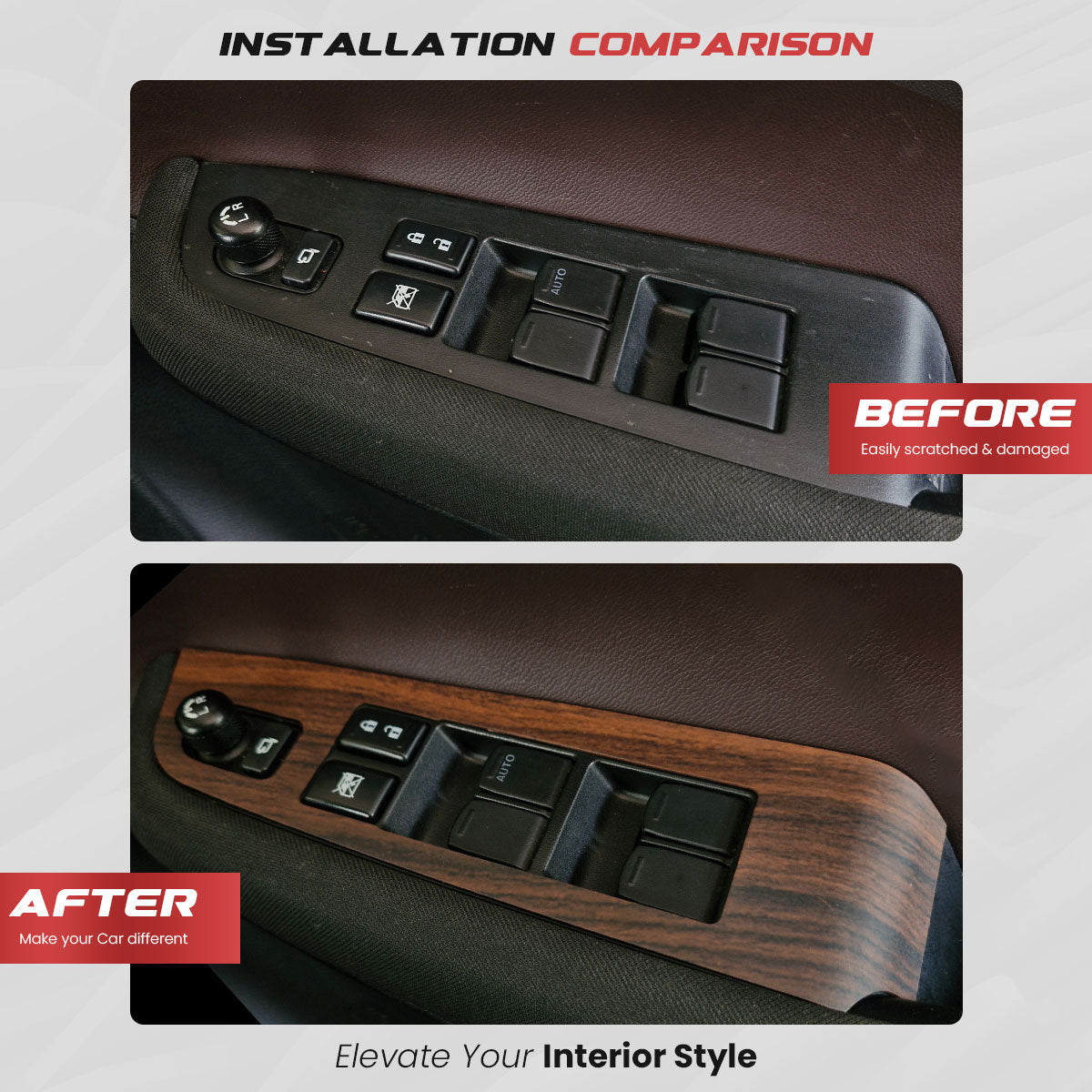 Grand Vitara Interior Trim Kit | Walnut Matt