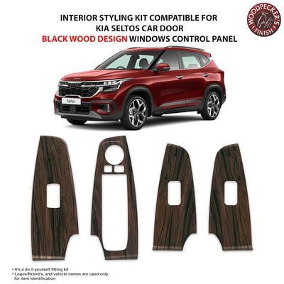 Seltos Window & Door Lock Switch Trim Kit (4PCS)